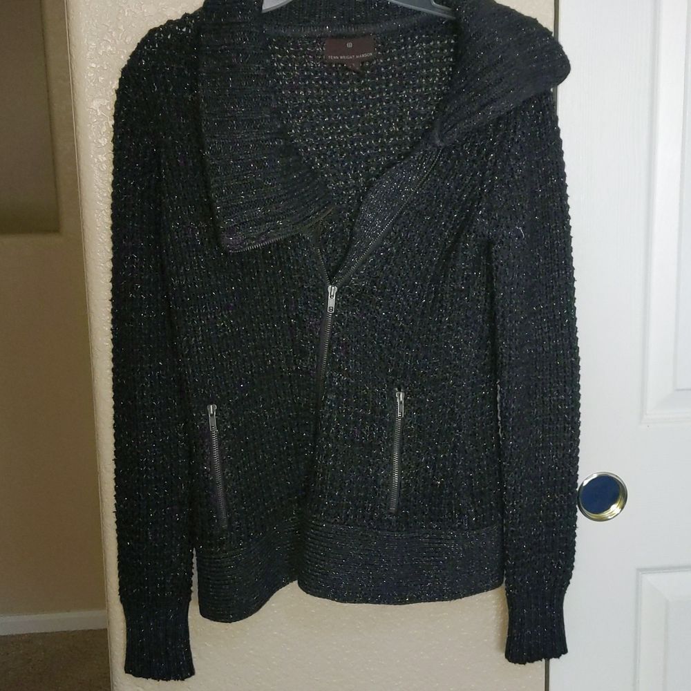 Fenn Wright Manson Metallic Sweater Jacket Women's Small